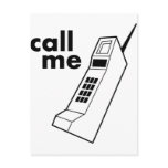 Call Me postcards