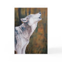 "Call of the Wild" Wolf Art Notecard