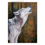 "Call of the Wild" Wolf Art Notecard