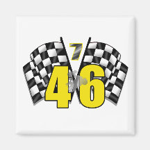 Call The doctor no 46 is world champion again Fridge Magnets