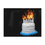 Call the fire department birthday postcard