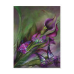 Calla Lilies Art Postcard