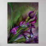 Calla Lilies Art Poster/Print
