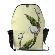 Calla Lilies Courier Bag