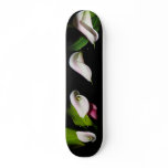 Calla Lilies & Leaves Skateboard