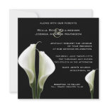 Calla Lilies Wedding Invitation