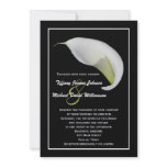 Calla Lilies Wedding Invitation - White Calla Lily