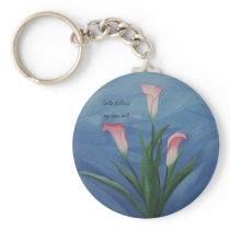"Calla Lillies" Keychain