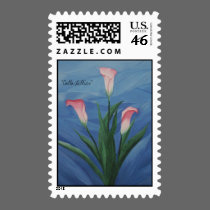 "Calla Lillies" Postage Stamp