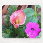 Calla Lilly and Petunia mousepads