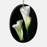 Calla Lily 2 Christmas Tree Ornaments