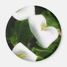 Calla Lily 9 Refrigerator Magnet