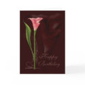 Calla Lily Birthday cards