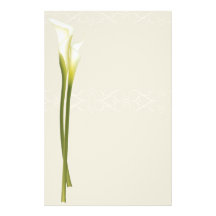Calla Lily stationery
