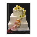 Calla lily wedding cake postcards