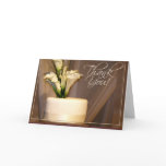 Calla Lily & Wedding Cake - thanks! Greeting Card