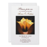Calla lily wedding invitation