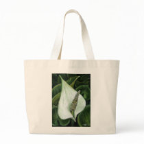 calla palustris tote bag