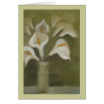 Calla's In Vase Card
