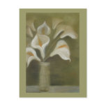 Calla's In Vase Postcard