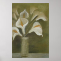 Calla's In Vase Print