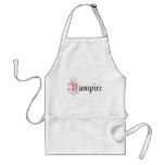 Calligraphic  Vampire aprons