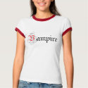 Calligraphic  Vampire t-shirts
