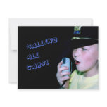 Calling All Cars! (Little Officer 6) Invitation