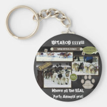 Calling all party animals! key chain