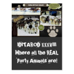 Calling all party animals! postcards