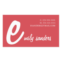 Calling Card (Today's Best Award) Business Cards