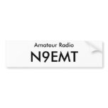 Callsign Bumper Sticker