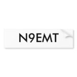 Callsign Bumper Sticker (Plain)