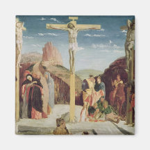 Calvary, after a painting by Andrea Mantegna Fridge Magnet