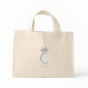 Calvin Heart Crown Canvas tote bag