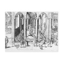 Calvinists destroying statues post cards