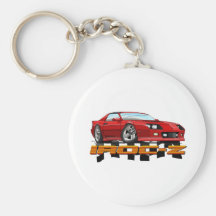 CAMARO_IROC_Z_red Key Chains
