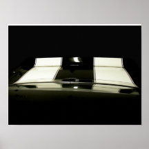 Camaro Stripes rear decklid Poster