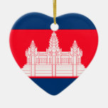 Cambodia Christmas Tree Ornament
