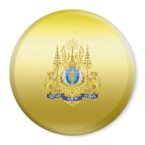 Cambodia Coat of Arms Magnet