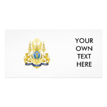 Cambodia Coat of Arms Photo Card