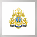 Cambodia Coat of Arms posters