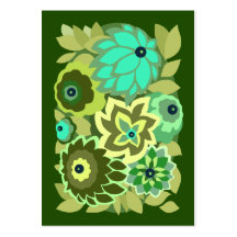 CAMBRIA in Shades of Green Business Cards