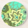 CAMBRIA in Shades of Green Beverage Coasters