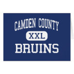 Camden County - Bruins - High - Camden Greeting Cards