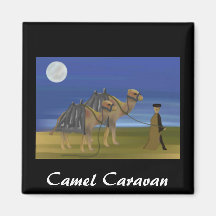 Camel Caravan Magnet