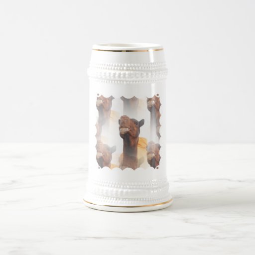 Camel Collage  Beer Stein Coffee Mug