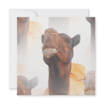 Camel Collage Invitations