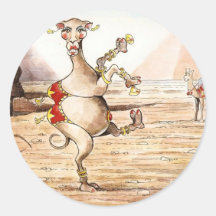 Camel Dance Round Sticker