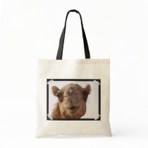Camel Small Canvas Tote Bag